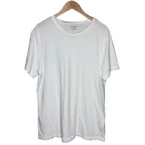 J. Crew White Cotton T-Shirt